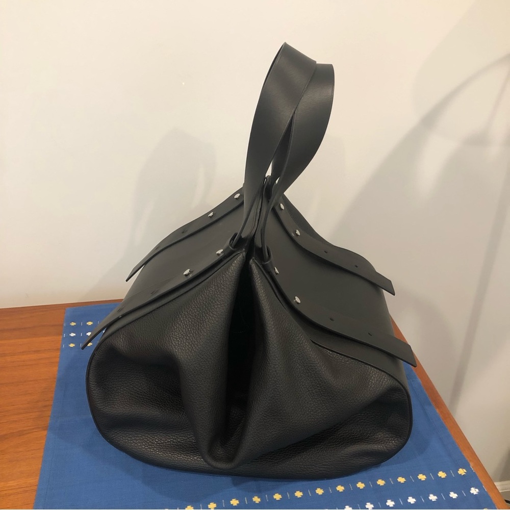 COS Black Leather Tote Bag - Picture 7 of 13